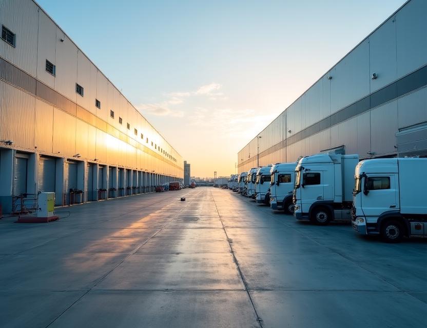 Modern logistics hub in Ambridge PA